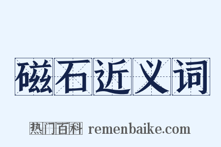 磁石近义词是什么意思的图片